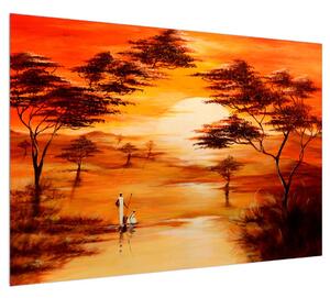 Obraz africké savany (100x70 cm)