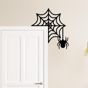 Dřevo života | Halloween dekorace PAVUČINA | Rozměry (cm): 43x47 | Barva: Černá