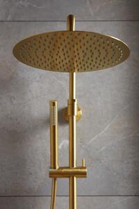 KFA Armatura Moza sprchová sada na stěnu s termostatem ano zlatá 5736-920-31