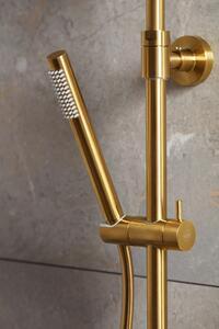 KFA Armatura Moza sprchová sada na stěnu s termostatem ano zlatá 5736-920-31