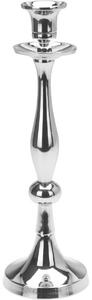 Hliníkový svícen Eramo stříbrná, 8,5 x 27 cm