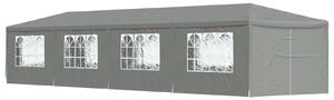Party Stan 1200 x 300 x 255 cm Světle šedá PE a ocel