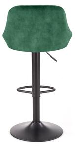 Barová židle SCH-101 tmavě zelená