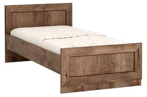 Jednolůžková postel GIADA - 90x200, dub lefkas