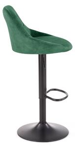 Barová židle SCH-101 tmavě zelená