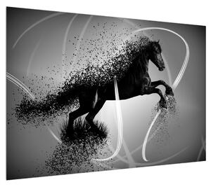 Moderní obraz koně (100x70 cm)