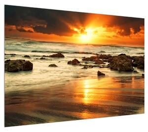 Obraz moře zalitého sluncem (100x70 cm)