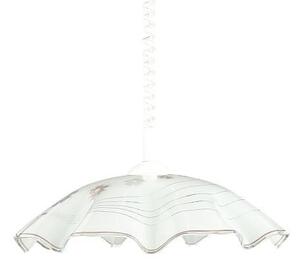 LYRA závěsné stahovací svítidlo 1x E27 60W bez zdroje 40cm kulaté IP20, bílé