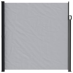 Výsuvná boční markýza Šedá 600 x 180 cm Polyester