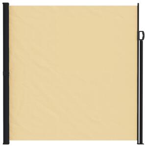 Výsuvná boční markýza Písková 600 x 180 cm Polyester