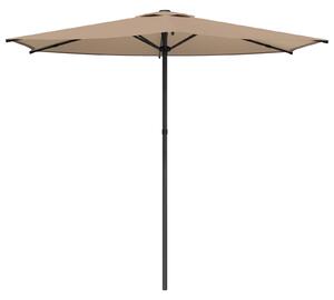 Zahradní slunečník 270 x 270 cm Polyester Obdélníkový Taupe