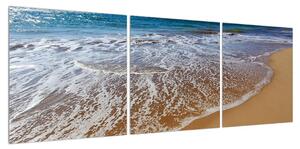 Obraz mořské písečné pláže (120x40 cm)