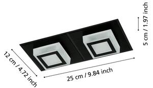 Eglo 99362 - LED Stropní svítidlo MASIANO 2xLED/3,3W/230V