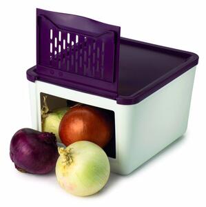 Snips Box na uchovávání cibule a zeleniny, 2 l, fialové víko