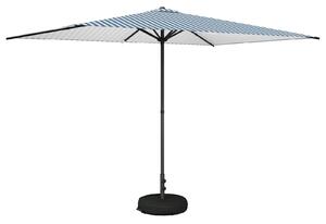 Zahradní slunečník s podstavcem 200 x 300 cm Polyester