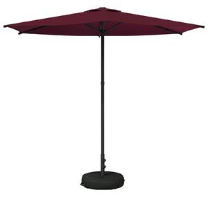 Zahradní slunečník s podstavcem 270 x 270 cm Polyester