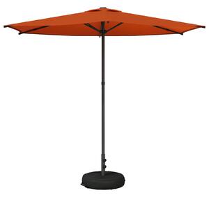 Zahradní slunečník s podstavcem 270 x 270 cm Polyester