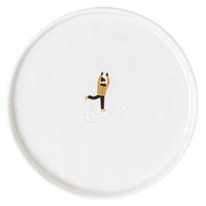 Pocelánový talíř Ice Skating 15 cm