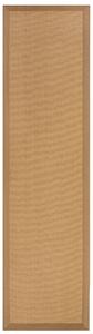 Flair Rugs Běhoun Herringbone Border Kira Natural - 60x230 cm