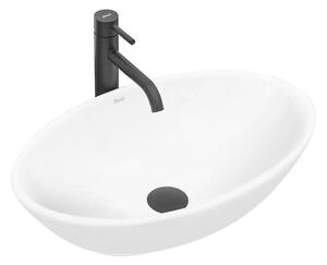 REA-U4603 - Umyvadlo na desku PAMELA 33x53 cm keramika/lesklá bílá