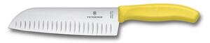 VICTORINOX Swiss Classic nůž Santoku 17cm žlutý