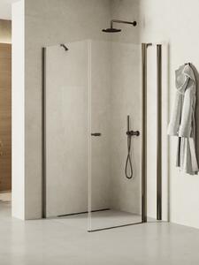 New Trendy New Soleo Gunmetal Brushed sprchový kout 120x100 cm obdélníkový grafitová kartáčovaný/průhledné sklo K-2170