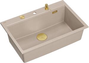 Quadron Marc dřez graniteq 76x50 cm béžová HQM7650U2_PVDG1