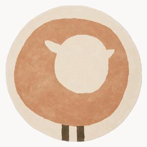 Ručně všívaný dětský koberec Sheep Mocha