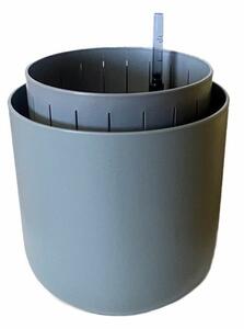Plastia Samozavlažovací květináč Tolita Air šedá, pr. 19 cm