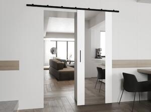 Interiérové zrcadlové posuvné dveře CONROE 2 - 70 cm, bílé