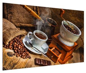 Obraz šálku kávy (120x80 cm)