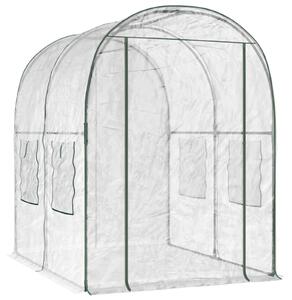 Skleník s rámem 160 x 200 x 192,5 cm PVC Transparentní
