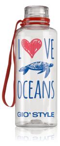GIOSTYLE Láhev s poutkem Love Oceans 0,5l Giostyle