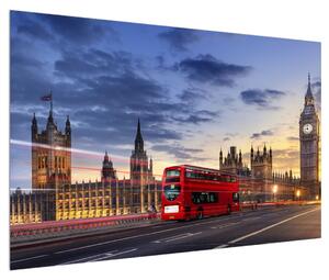 Obraz Londýna s autobusem (120x80 cm)
