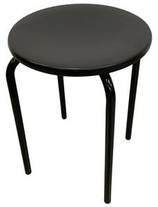 Černá dřevěná stolička MARA EASY 301F s černou podnoží
