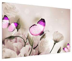 Obraz motýla (120x80 cm)