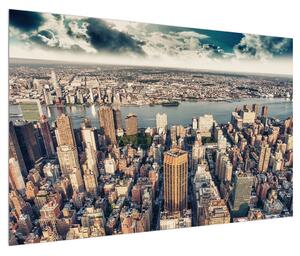 Panoramatický obraz na velkoměsto (120x80 cm)