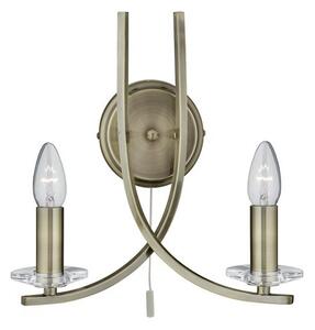 Searchlight 4162-2AB Ascona nástěnné svítidlo 2xE14