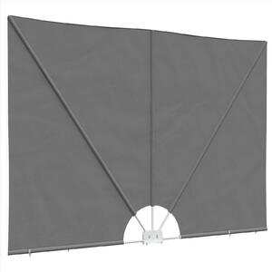 Zástěna na balkon 240 x 160 cm Polyester Obdélníkový