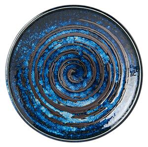 Made in Japan (MIJ) Mělký předkrmový talíř Copper Swirl 17 cm