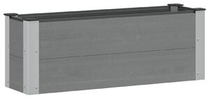 Zahradní vyvýšený záhon Šedá 100 x 30 x 36 cm