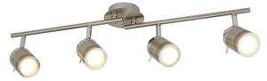 Searchlight 6604SS SAMSON stropní svítidlo GU10 4x4W 1400 lm IP44