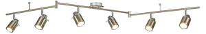 Searchlight 6606SS SAMSON stropní svítidlo GU10 6x4W 2100 lm IP44