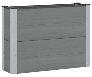 Zahradní vyvýšený záhon Šedá 100 x 30 x 72 cm