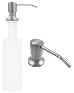 Vestavný dávkovač mýdla/saponátu REA LON, 300 ml, nikl kartáčovaný