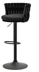 Designová barová židle KRISMAR - černá