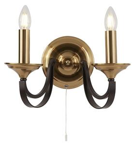 Searchlight 1842-2BZ Belfry nástěnné svítidlo E14 2 x 40W