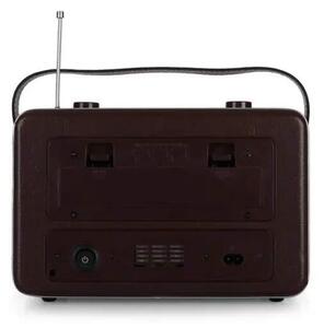 Rádio Akai APR 220, AUX, Vintage Retro, hnědé VÝPRODEJ