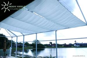 Peddy Shield Sluneční plachta 270 x 140 cm – barva světle šedá