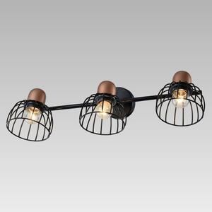 Prezent 92075464 nástěnné bodové svítidlo Basket 3x60W|E27